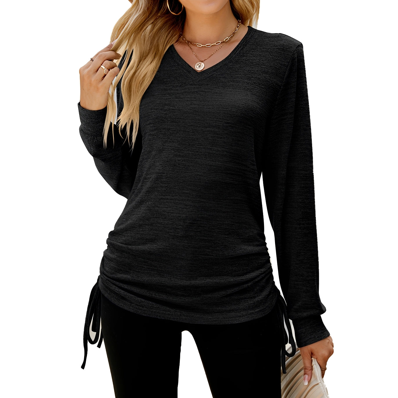 Ellaine - Women's Trendy V-neck Blouse