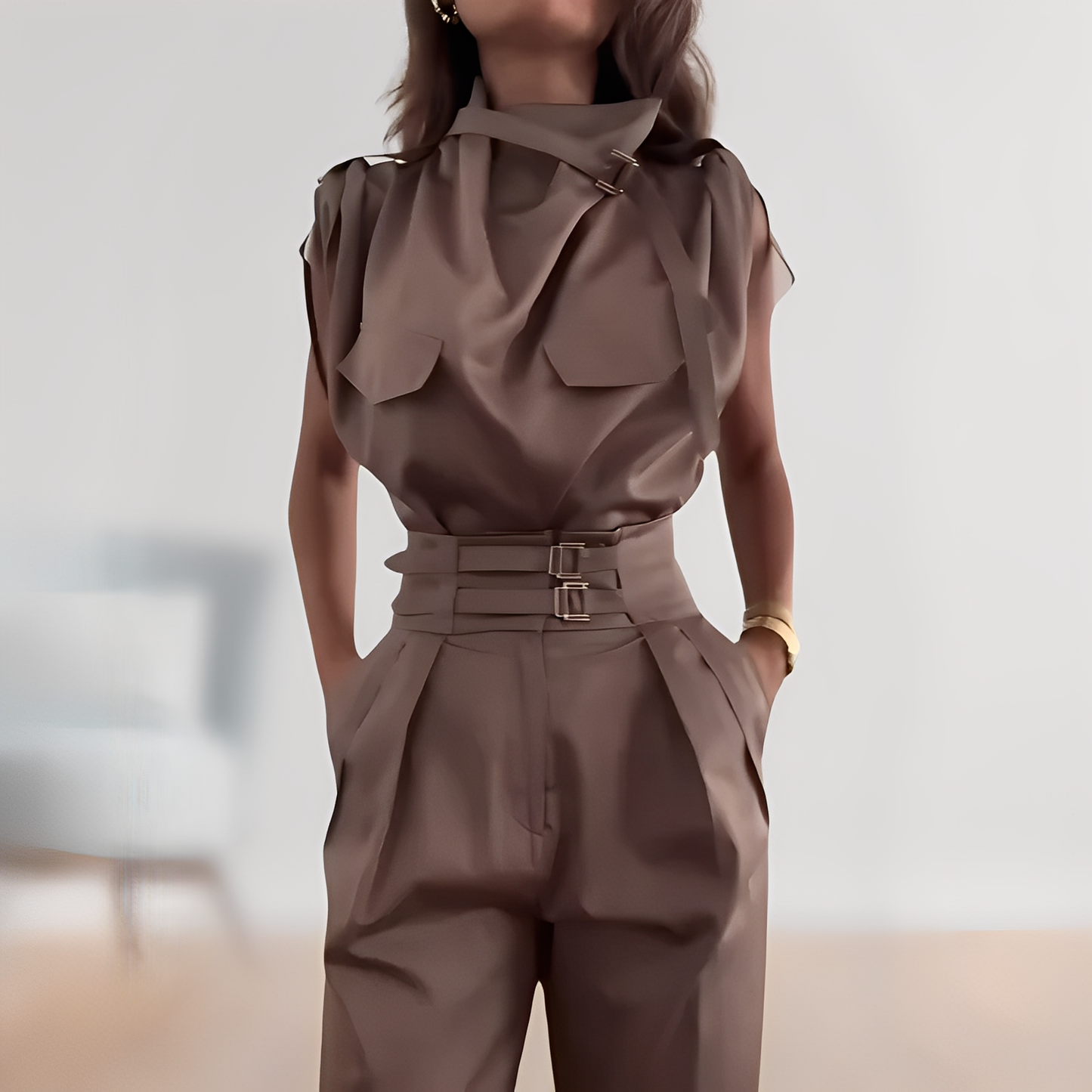 Leona – Elegant Sleeveless Women’s Jumpsuit