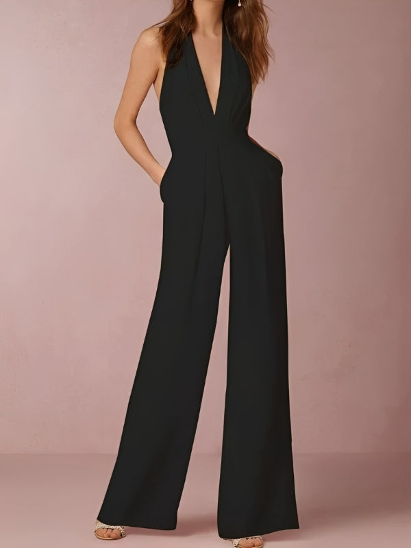 Katie - Elegant wide-leg jumpsuit for women