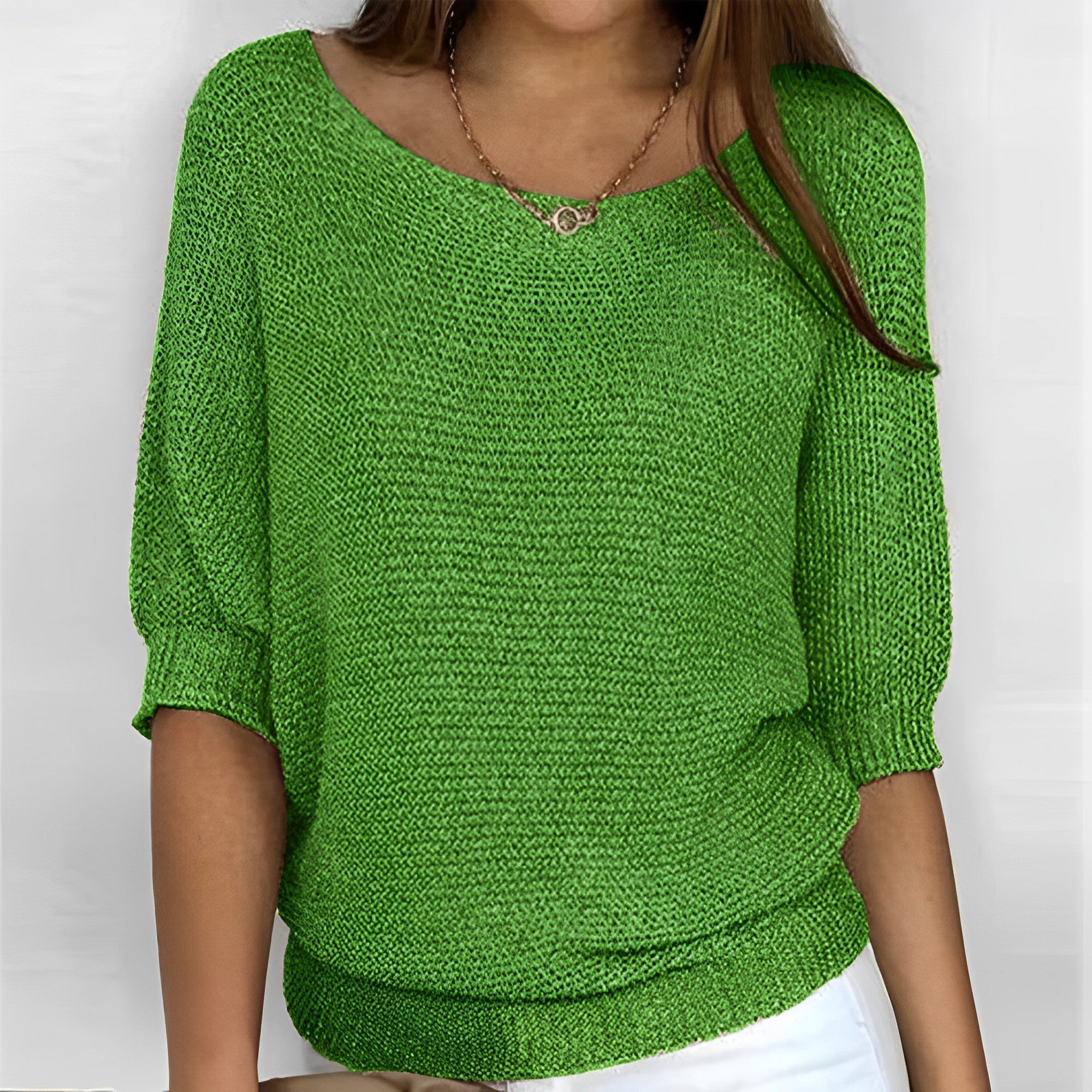 Leonie - Stylish Crew Neck Sweater