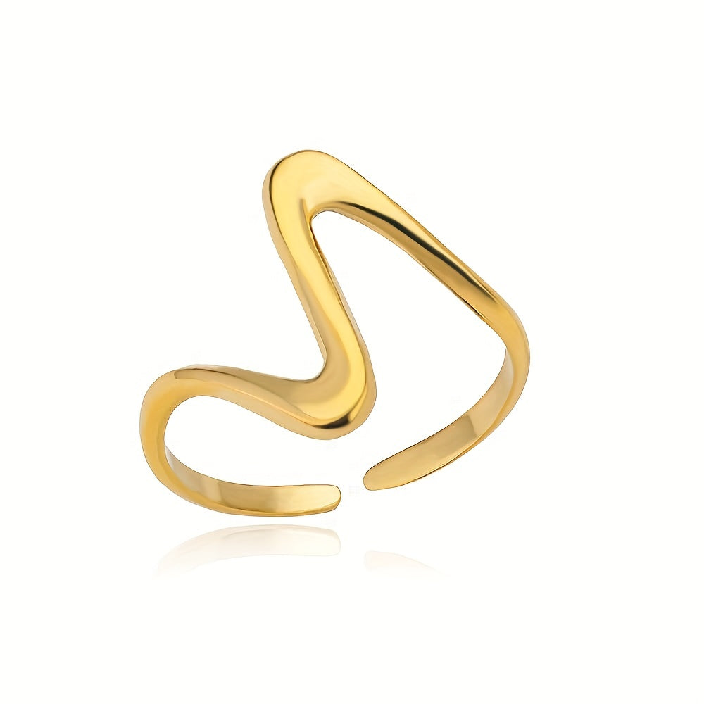 Rea – Adjustable Manchera Ring in Modern Style