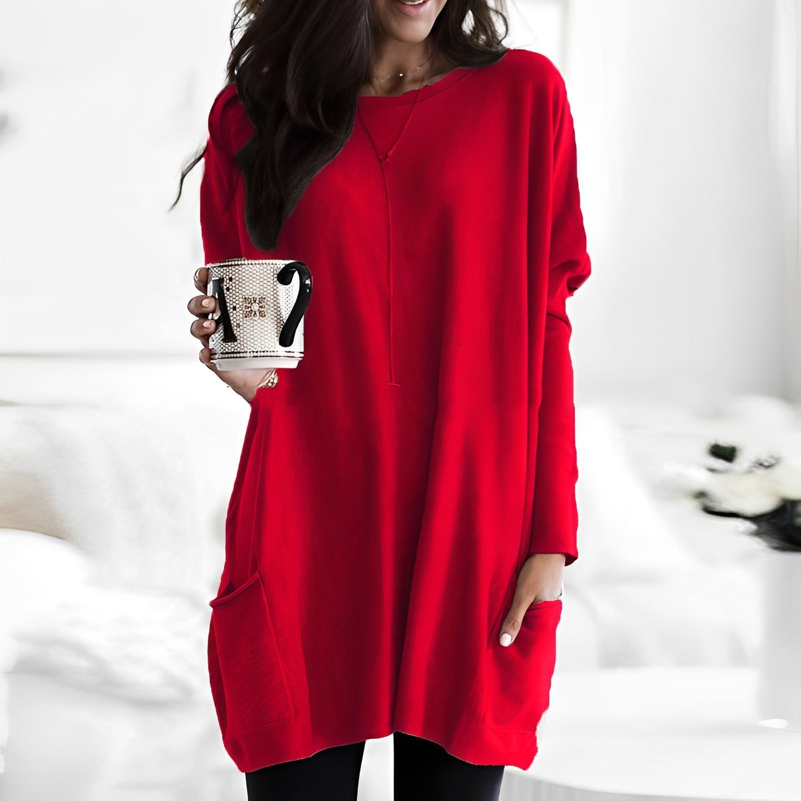 Marcella - Warm long-sleeve shirt