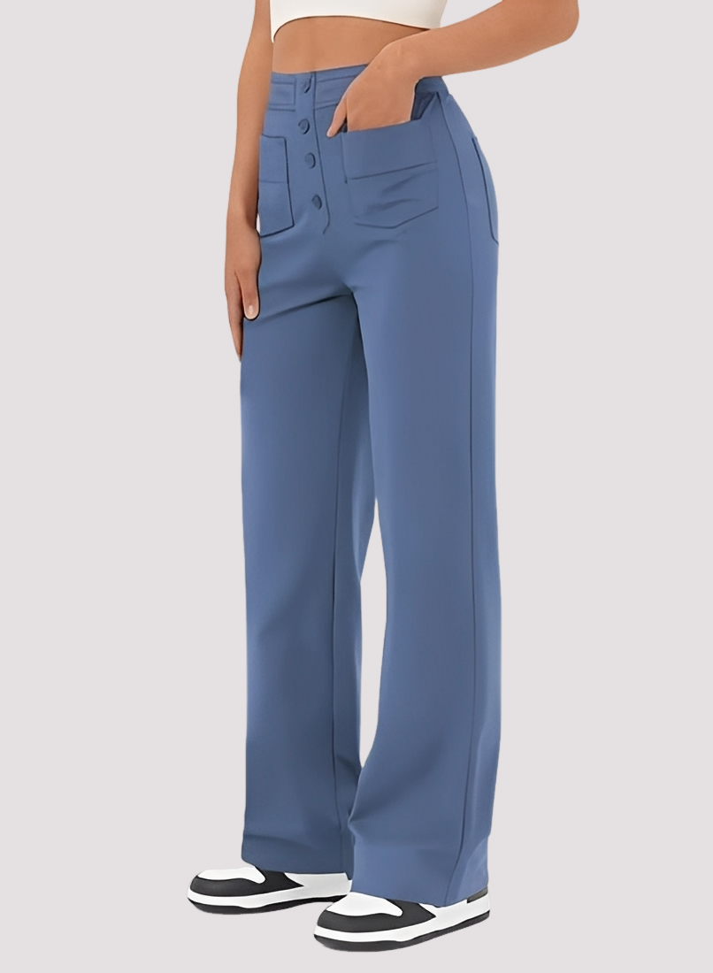 Tianna - Stylish High Waist Trousers