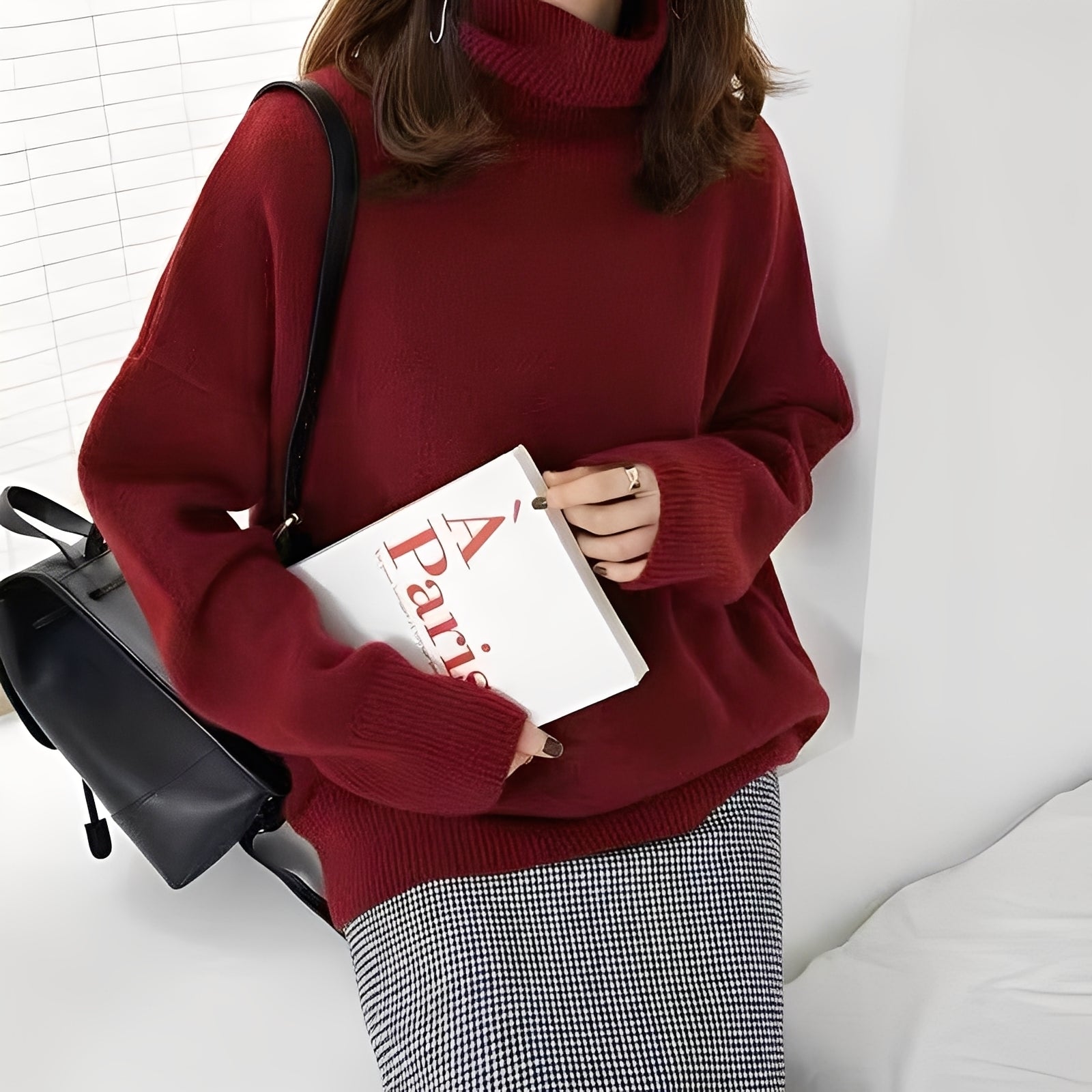 Clementine - Casual women's turtleneck sweater