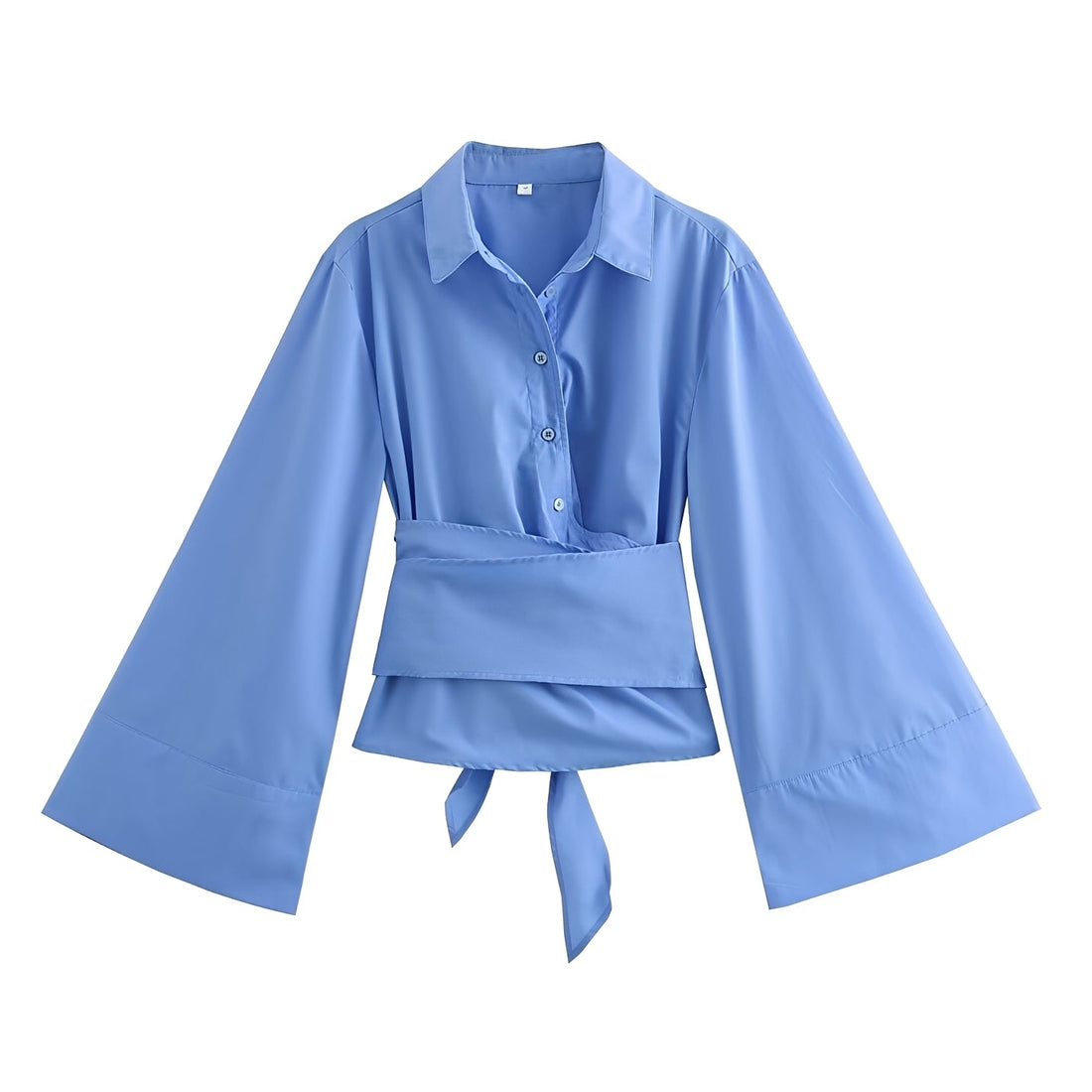 Shania - Stylish, loose-fitting top with belt for women