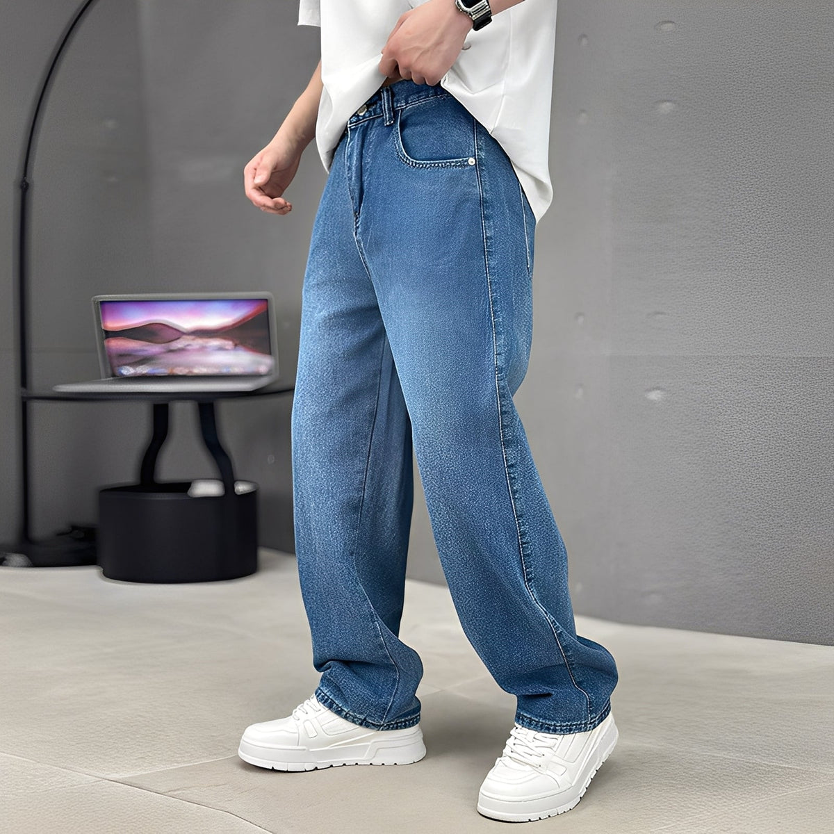 Wendell - Trendy wide-leg pants