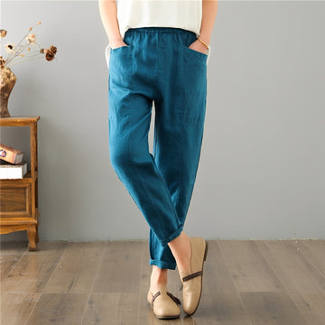 Gretchen - Casual leisure pants with pockets for women