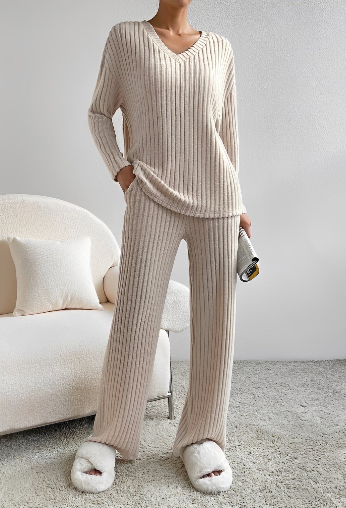 Niki - Striped Loose Outfit Set