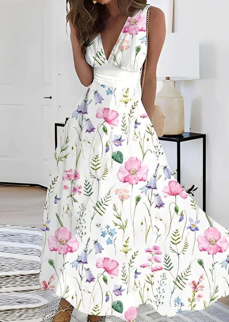 Kathryn - Stylish maxi dress with floral pattern for women