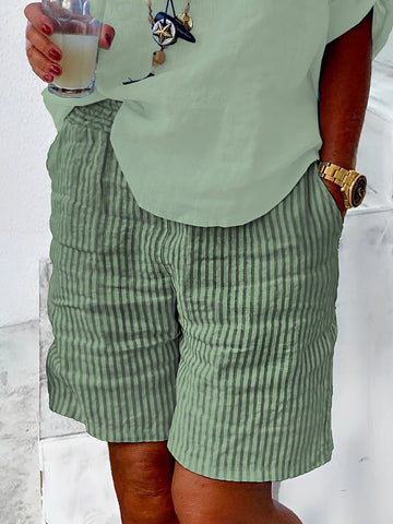Kallie - Stylish Striped Shorts for Women