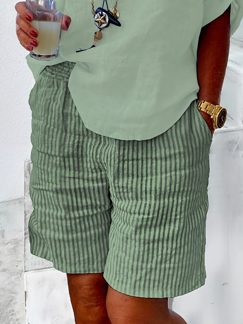 Kallie - Stylish Striped Shorts for Women