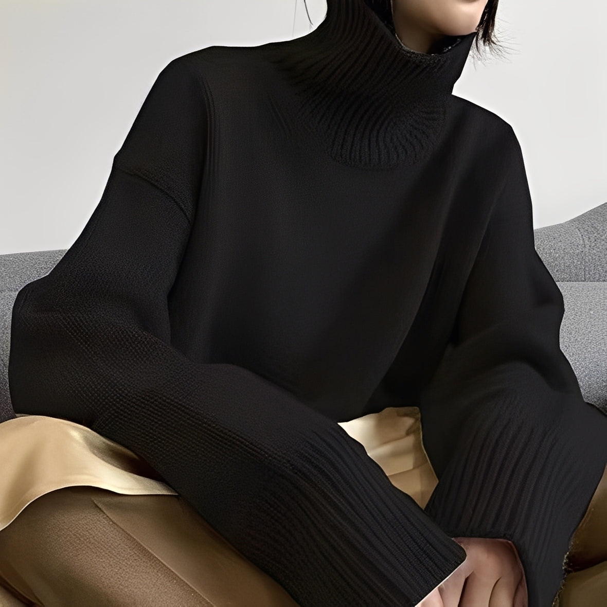 Clementine - Casual women's turtleneck sweater