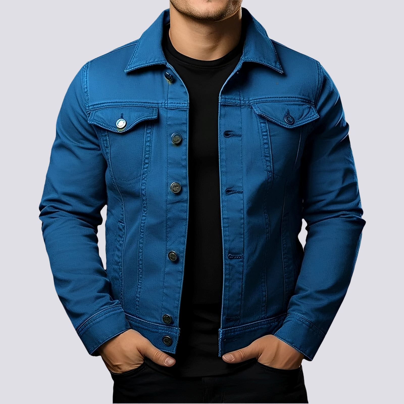 Layton - Men's Casual Denim Jacket
