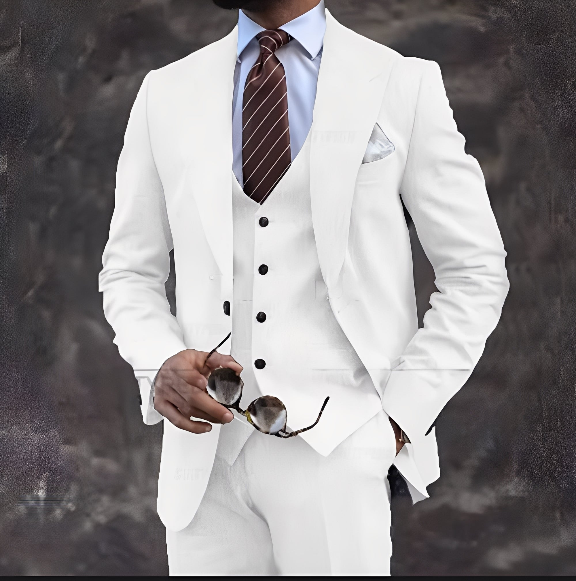 Elwyn - Stylish Three-Piece Suit Set