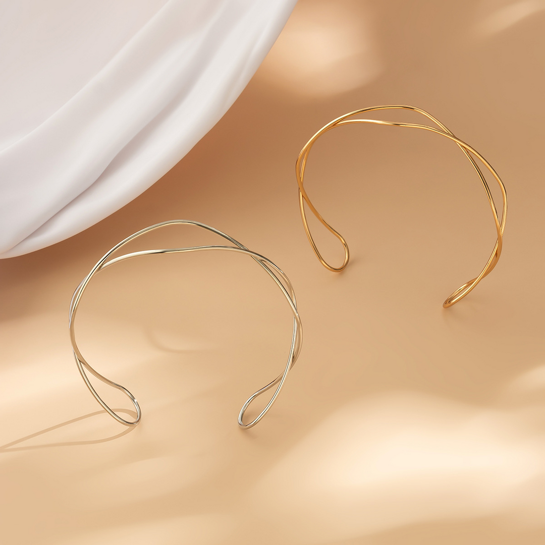 Twisted Wire Necklace - Modern Choker