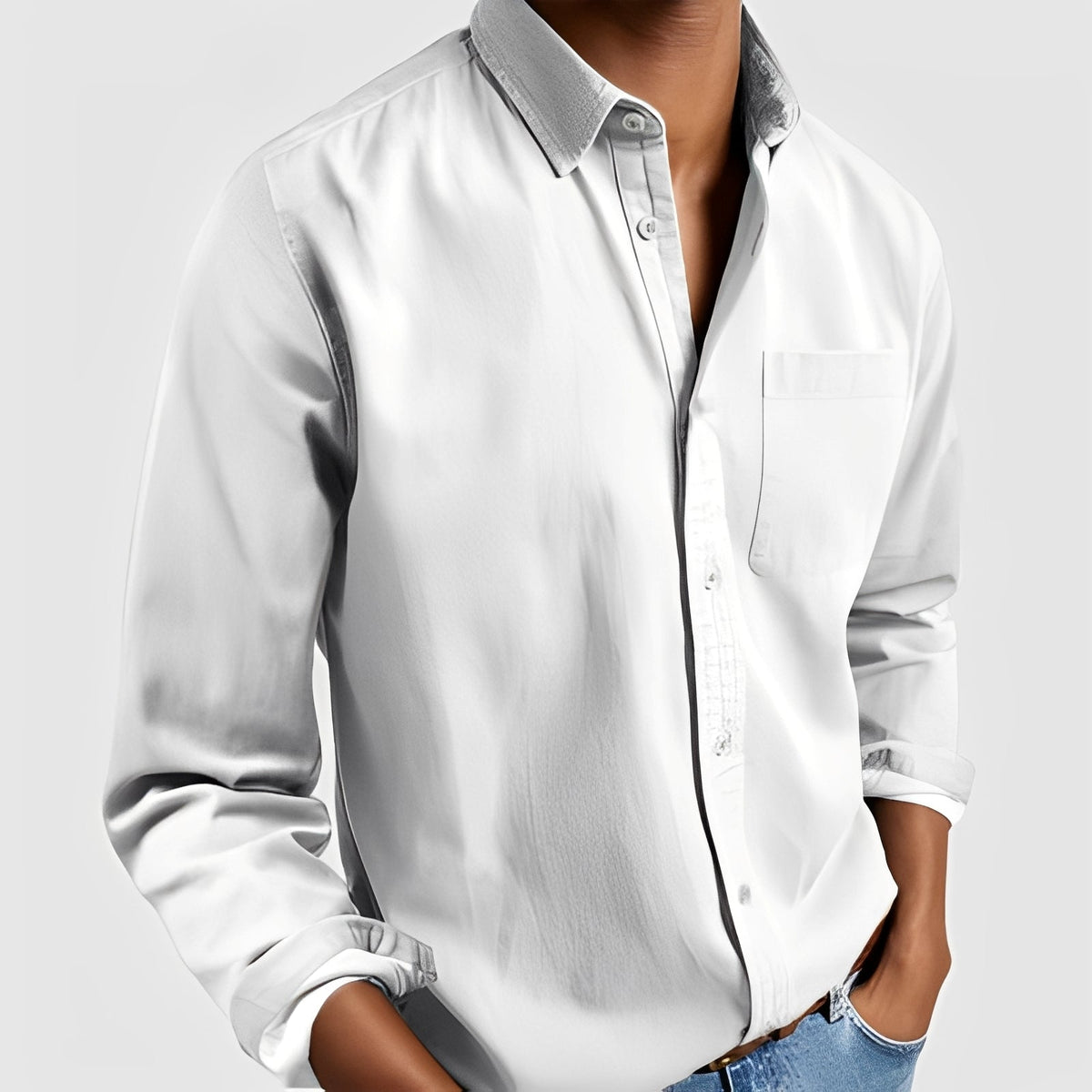 Tanner - Casual shirt with button placket