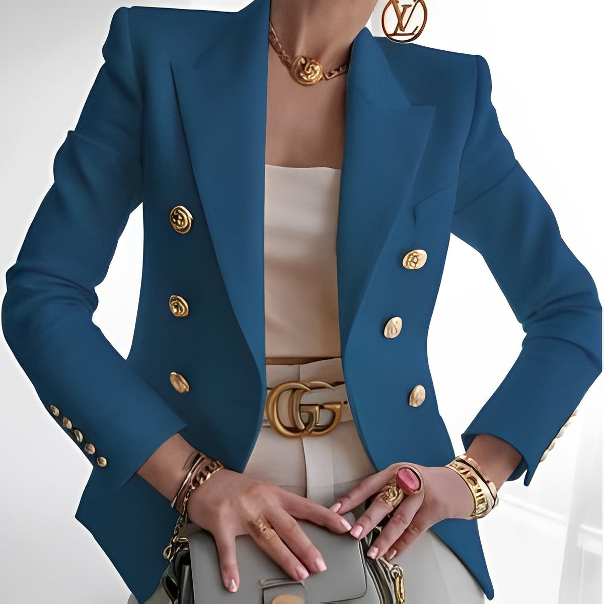 Shelley - Blazer with Buttons for Women