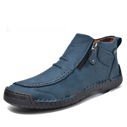 Robbie - Men's trendy zipper ankle boots