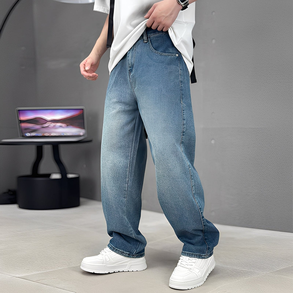 Wendell - Trendy wide-leg pants
