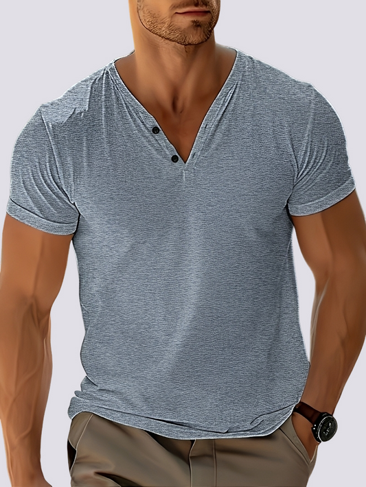 Oliver - Retro V-neck top for men