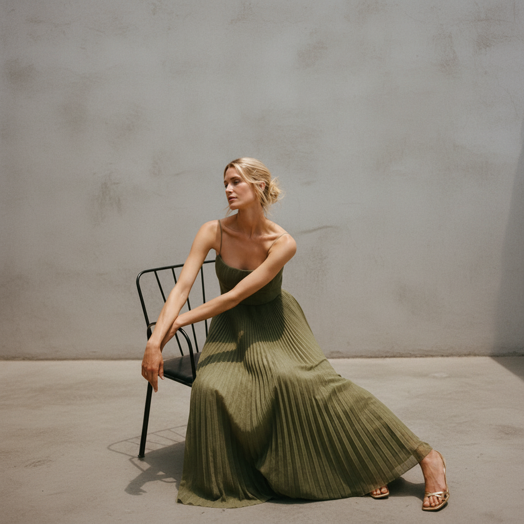 Lorelei - Stylish Sleeveless Dress with Open Back