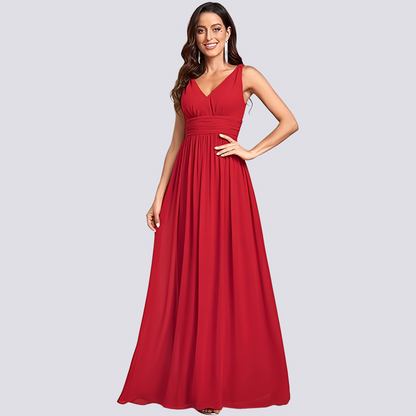 Maddie - Trendy sleeveless evening dress for women