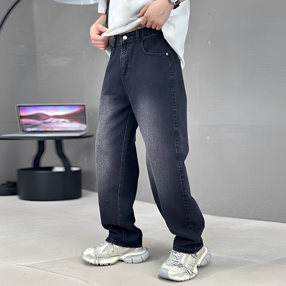 Wendell - Trendy wide-leg pants