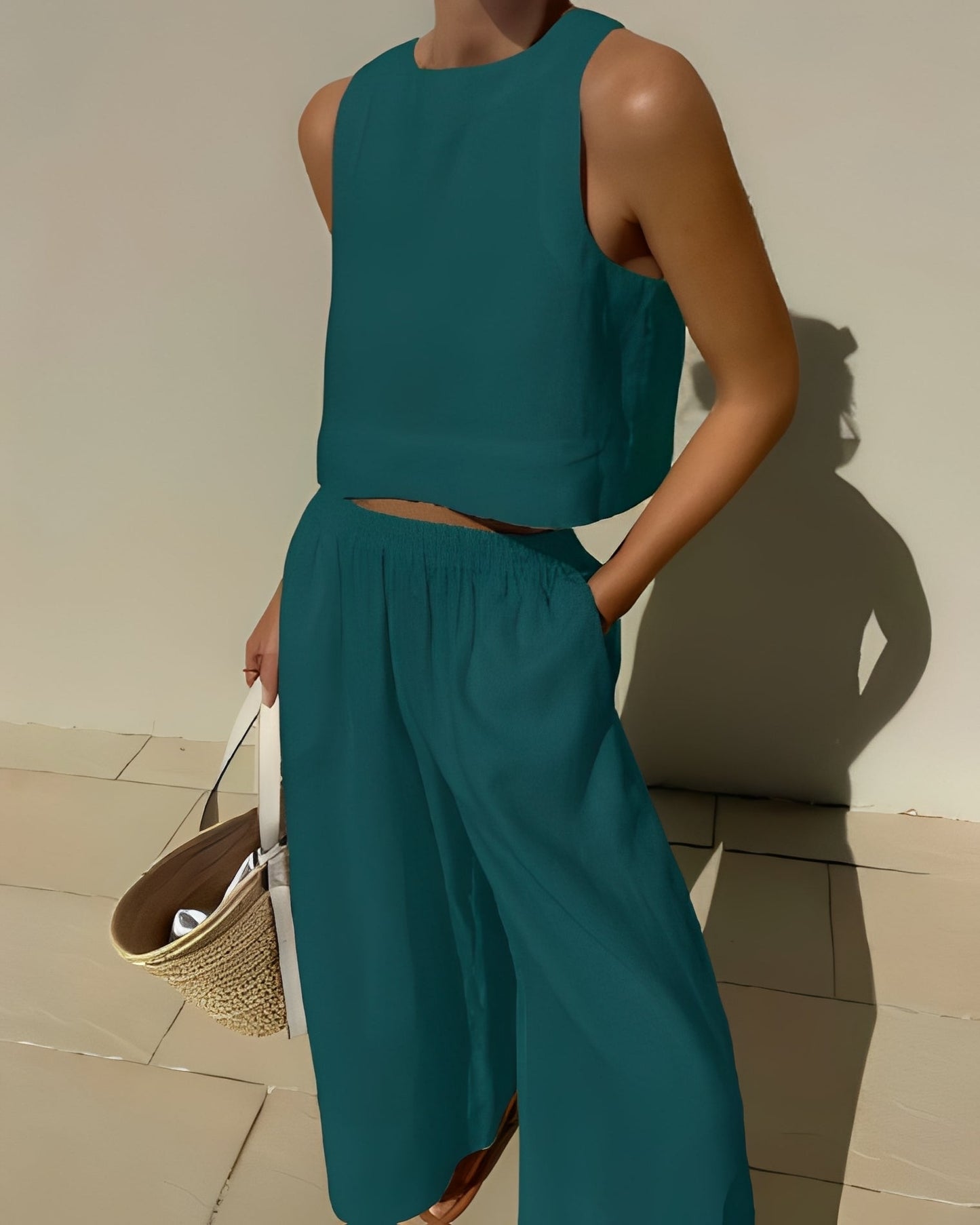 Sasha - Casual, Loose-Fitting Two-Piece Set for Women