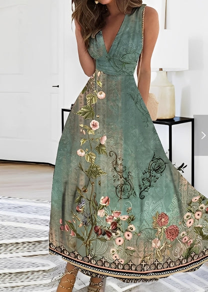 Kathryn - Stylish maxi dress with floral pattern for women