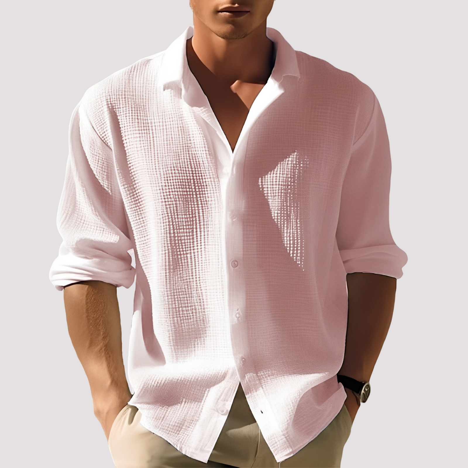 Ollie - Men's comfortable button-up shirt