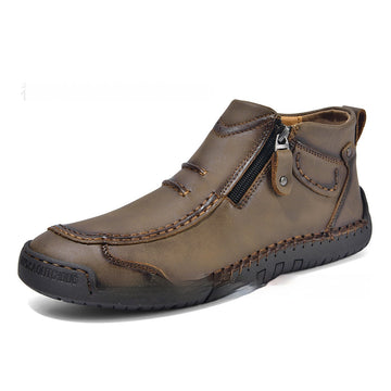 Robbie - Men's trendy zipper ankle boots