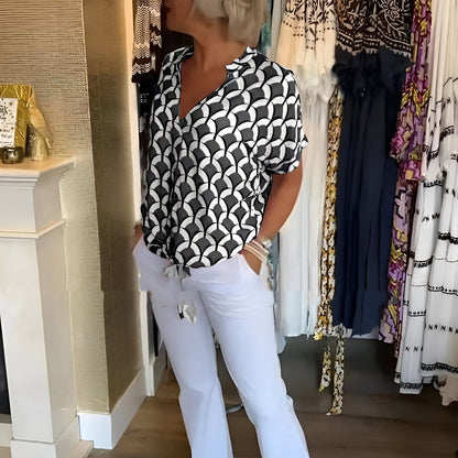 Leona - Stylish Top with Print for Women