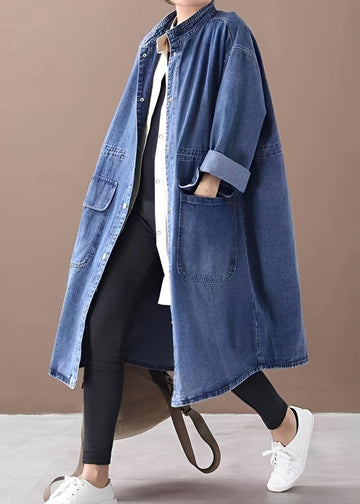 Rachel - Stylish denim shirt dress for women