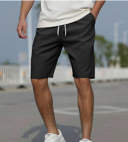 Tristan - Men's relaxed drawstring shorts
