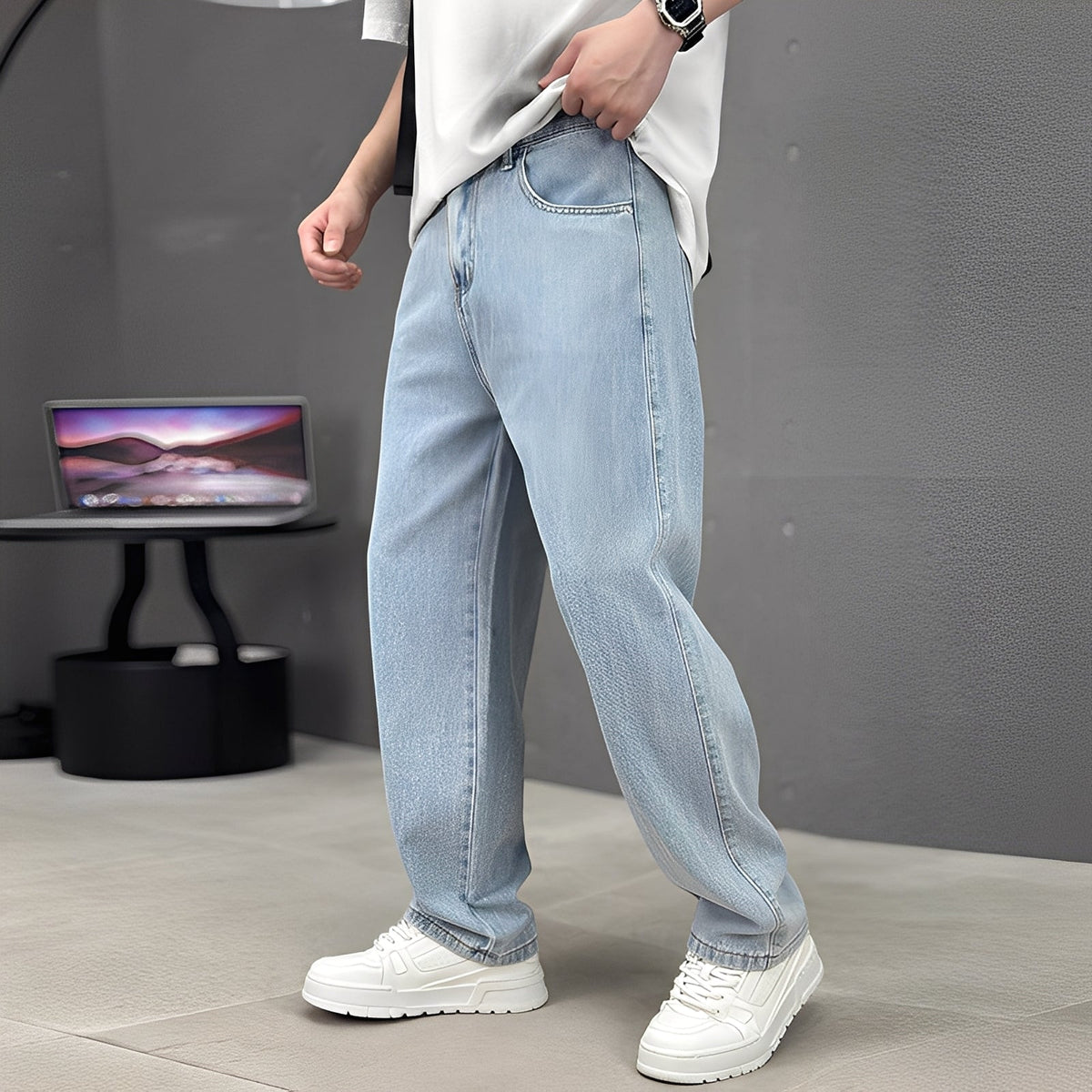 Wendell - Trendy wide-leg pants