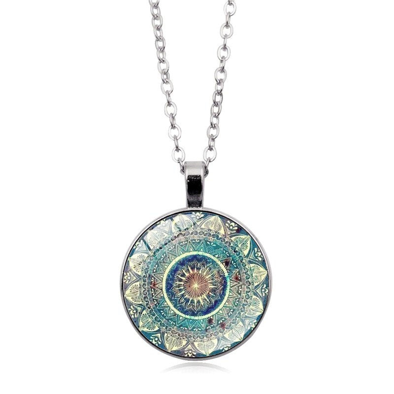 Indira – Blue Mandala Harmony Necklace