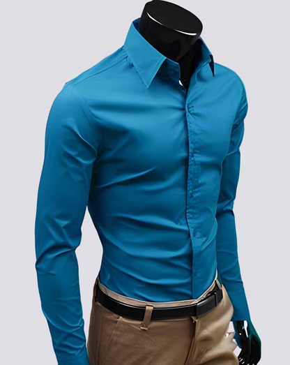 Jacob - Fashionable men's long-sleeve shirt