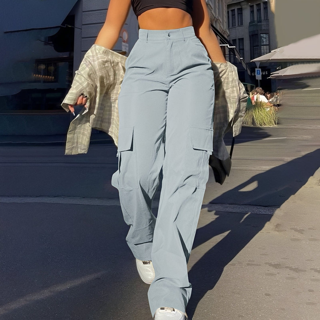 Sophie - Casual High-Waisted Cargo Pants for Women