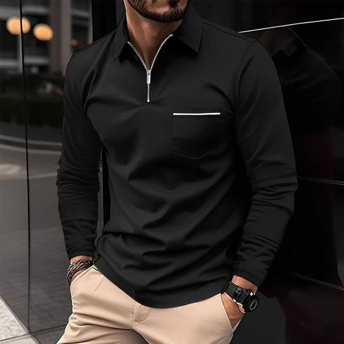 Bernard - Comfortable long sleeve shirt