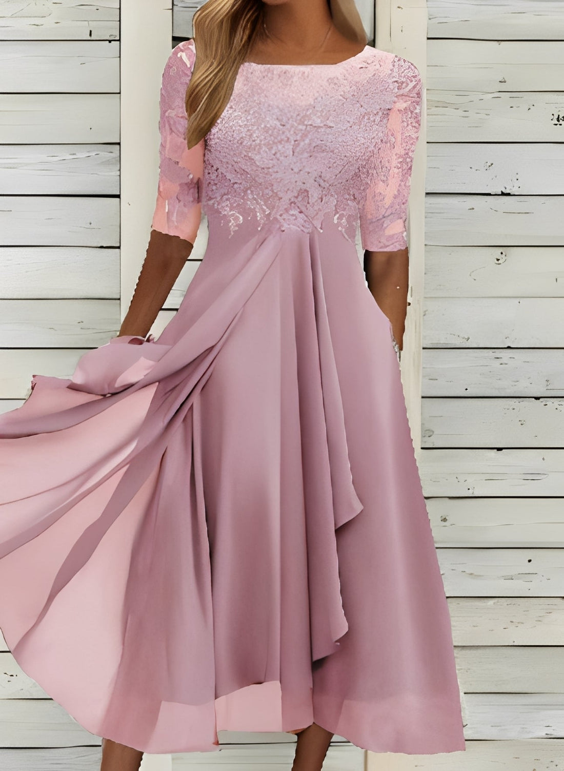 Lena – Midi dress for women – Comfortable and stylish