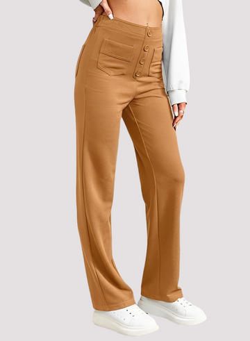 Tianna - Stylish High Waist Trousers