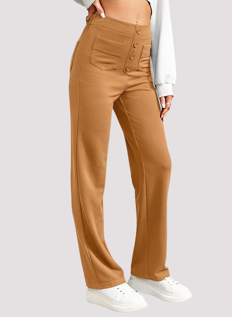 Tianna - Stylish High Waist Trousers