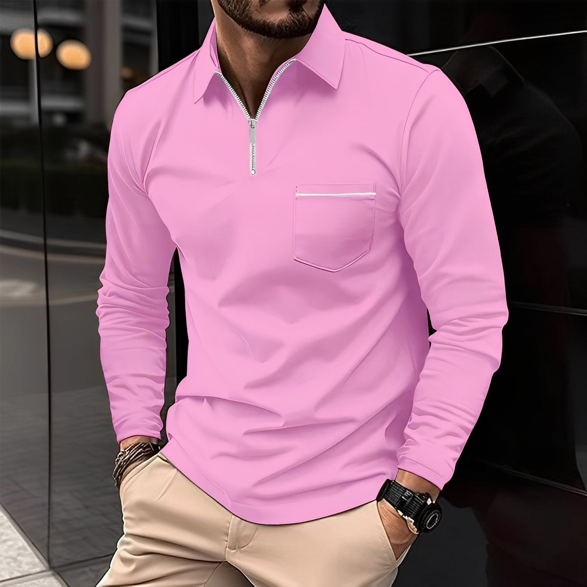 Bernard - Comfortable long sleeve shirt