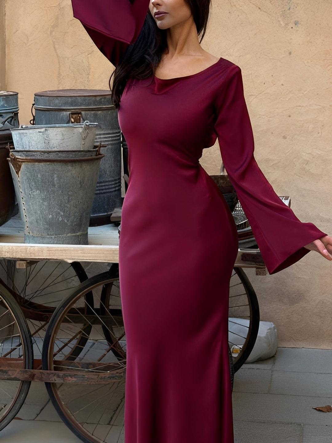 Josie - Casual Long-sleeved Dress