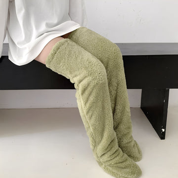 Camellia - Warm, Over-the-Knee Winter Socks for Women