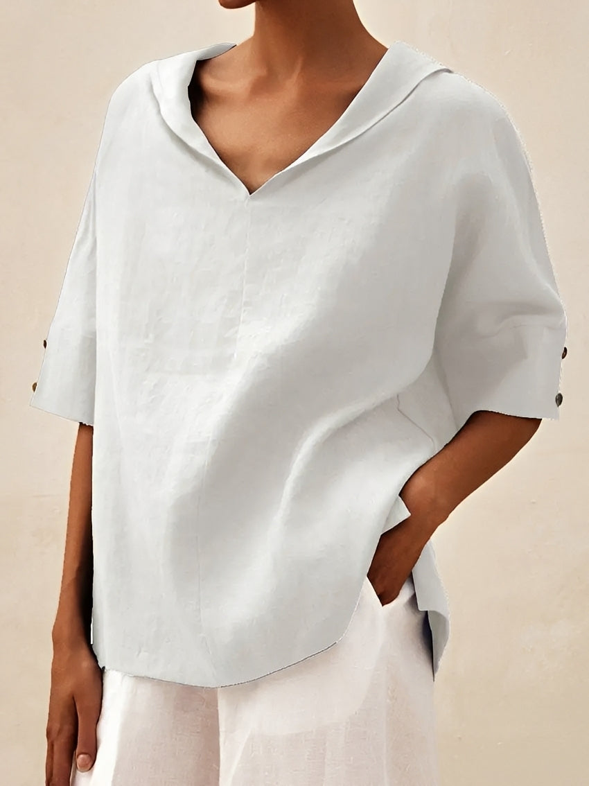 Angie - Casual loose-fitting blouse for women