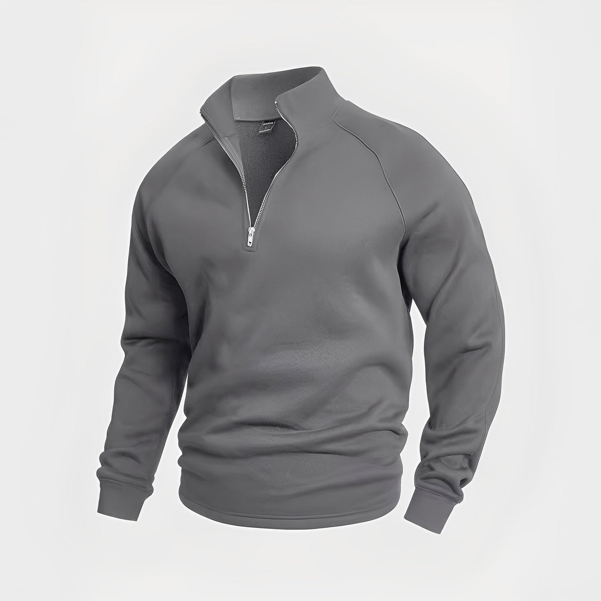 Wiley - Comfortable men's zip-up sweater