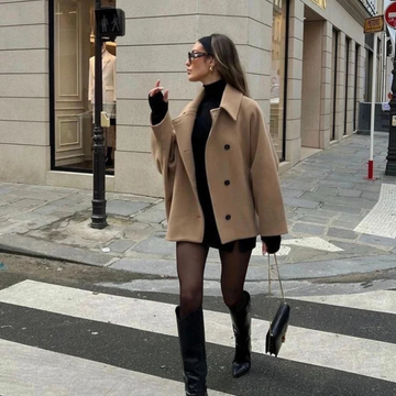 Elena - Elegant Oversized Coat