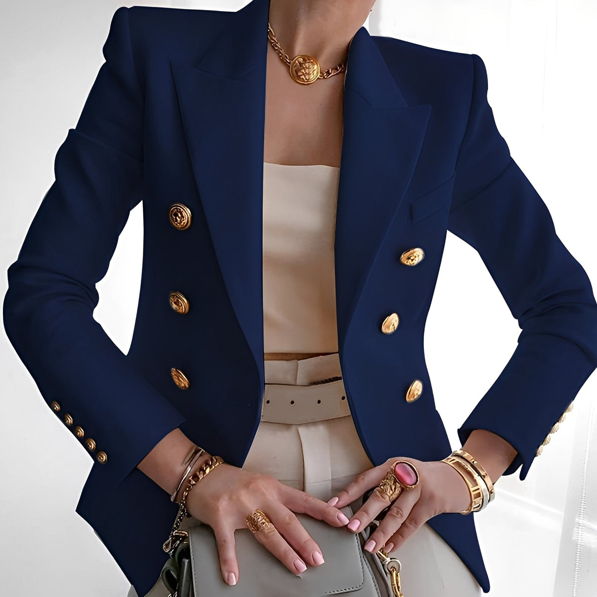 Shelley - Blazer with Buttons for Women
