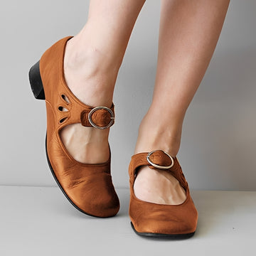 Navie - Casual Style Round Toe Sandals